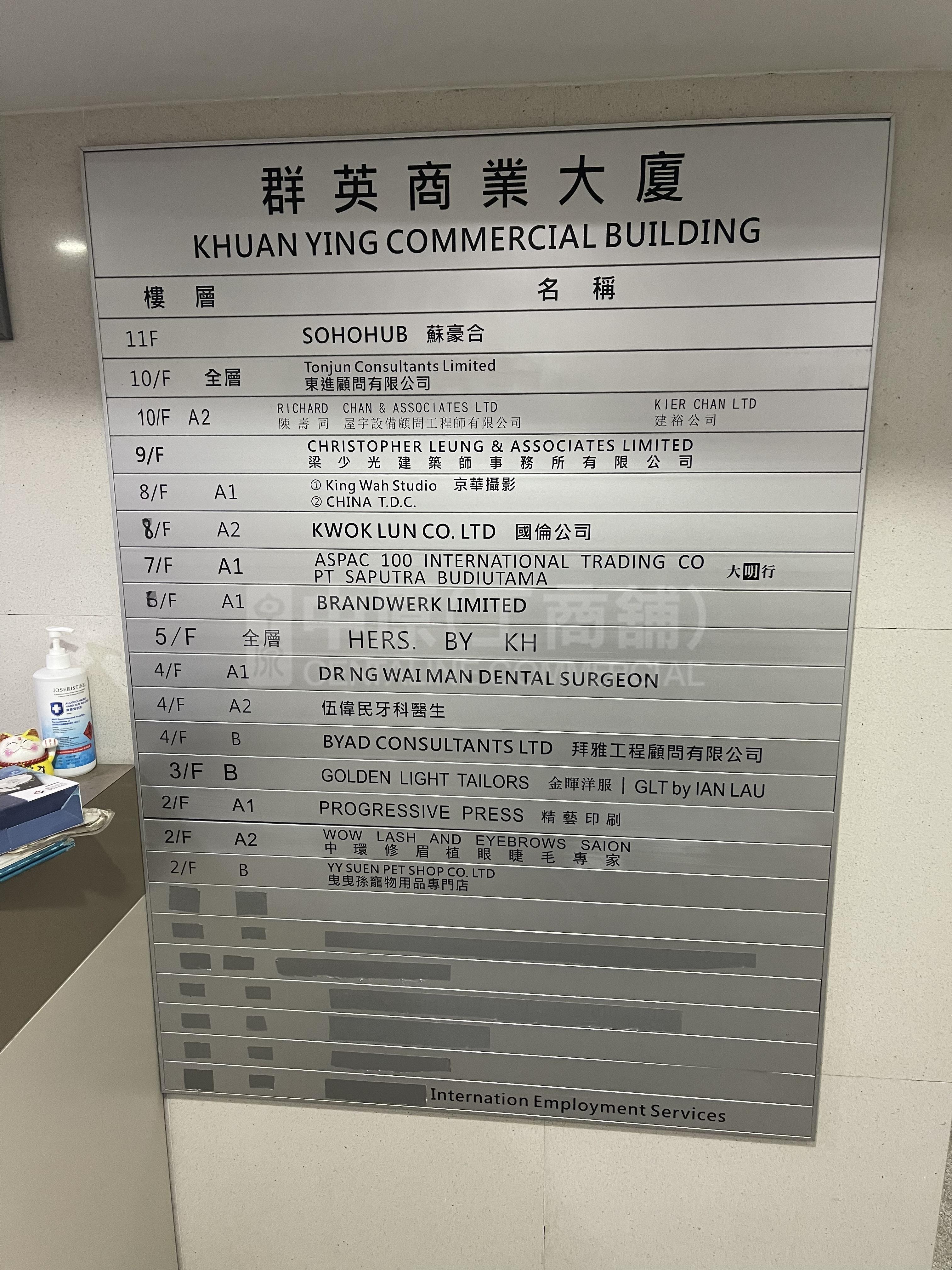 Photo materials about Khuan Ying Commercial Building | Office Listing | Centaline Commercial